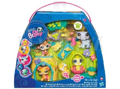 Kolekce zvířatek a spousta doplňků Littlest Pet Shop 28978