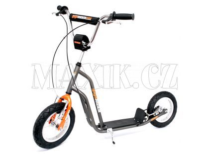 Koloběžka Giga Rider 200 grey/orange