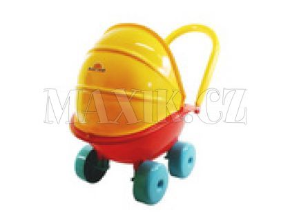 Kočárek hluboký plastový 50 x 44 x 29 cm