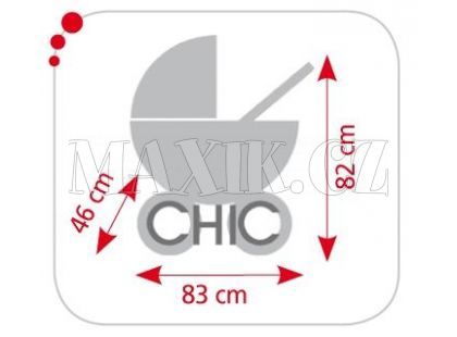 Kočárek pro panenky BAMBINA - classic line rot