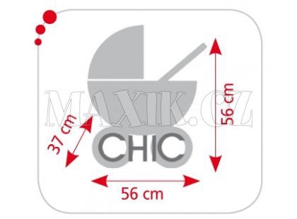 Kočárek pro panenky SMARTY - classic line rot