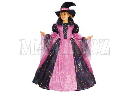 Kostým čarodejnice růžová, vel M