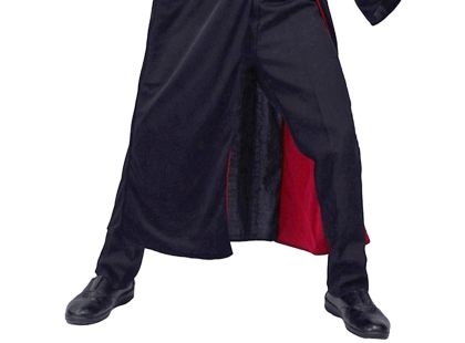 Kostým Čaroděj černo-červený 110-120 cm