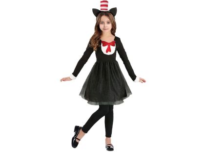 Kostým Černá kočička 110-120 cm
