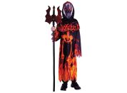 Kostým Ďábel s kapucí klučičí 110-120 cm