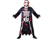 Kostým Kostlivec s maskou klučičí 110-120 cm