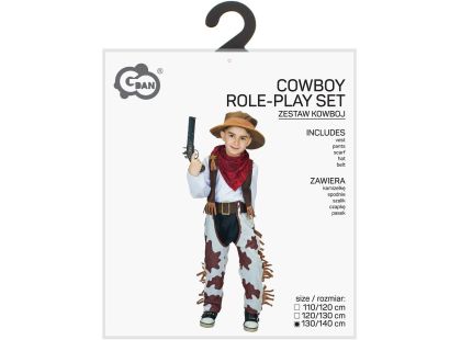 Kostým Kovboj 130-140 cm