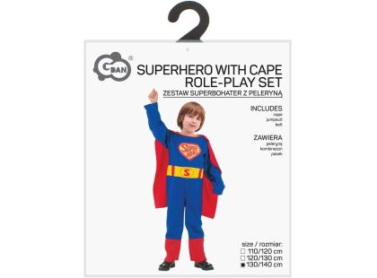 Kostým Superhrdina velikost 130-140 cm