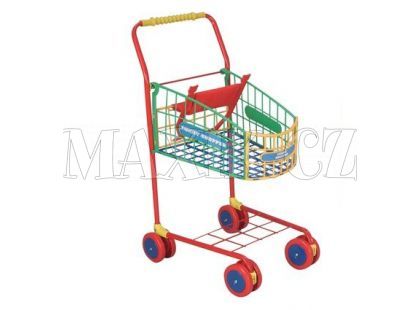 Kovový nákupní vozík