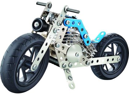 Kovová stavebnice 140 ks - Motorka