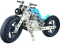 Kovová stavebnice 140 ks - Motorka