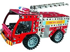 Kovová stavebnice Hasičské auto 292 dílků - Poškozený obal