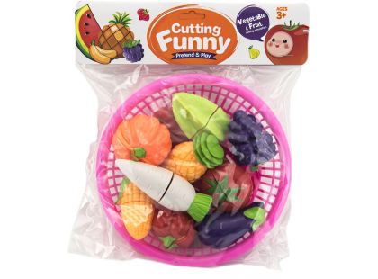 Krájecí ovoce a zelenina v košíku 20 cm