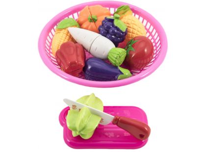 Krájecí ovoce a zelenina v košíku 20 cm