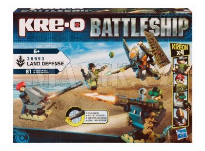 Kre-o Battleship set 2 raketomety a vetřelec