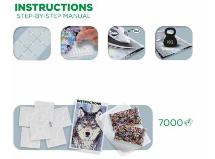 Kreativní sada Beedz Art - Vlk 7000 Kreativní sada Beedz Art - Vlk 7000