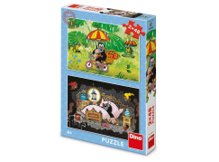 Dino Krtkův den 2x48 Puzzle