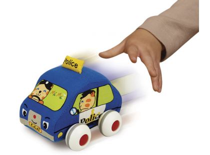 K's Kids Látková auta s natahovacím pohonem