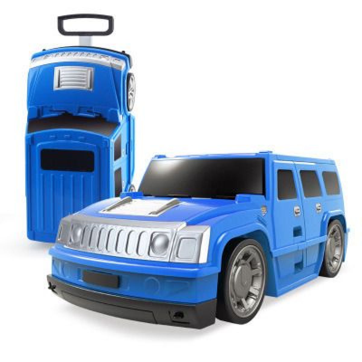 Kufr auto Hummer modrý