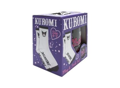 Kuromi dárkový set (hrnek a ponožky)