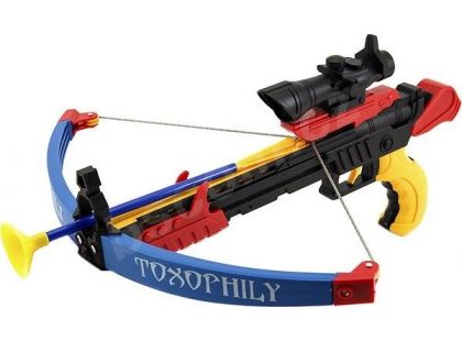 Kuše, šípy a terč 48 cm - Poškozený obal