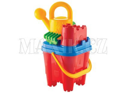 Kyblíček hrad set s konvičkou 20cm