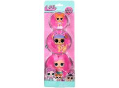 L.O.L. Surprise! 3balení – Panenka, Zvířátko a Miminko