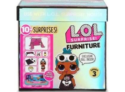 L.O.L. Surprise! Nábytek s panenkou - Pyžamová párty & Sleepy Bones
