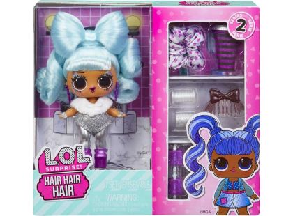 L.O.L. Surprise! Hair Hair Hair Vlasatice, s2, PDQ světle modré vlasy