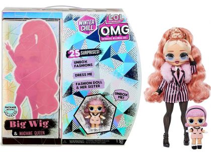 L.O.L. Surprise! OMG Winter Velká ségra Big Wig Fashion Doll - Madame Queen