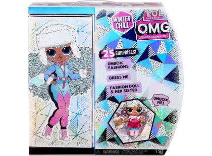 L.O.L. Surprise! OMG Winter Velká ségra Chill Icy Gurl Fashion Doll - Brrr B.B.