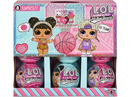 L.O.L. Surprise! Sportovní hvězdy basketbalu růžová koule