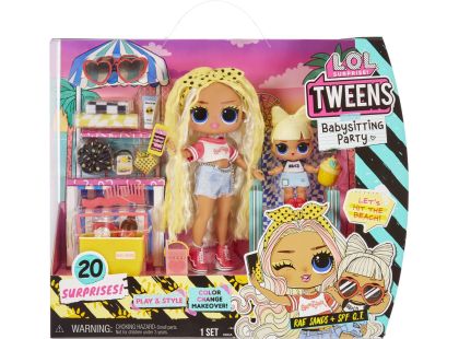 L.O.L. Surprise! Tweens - Pyžamová párty s panenkou Den na pláži s Rae Sands a SPF Q.T.