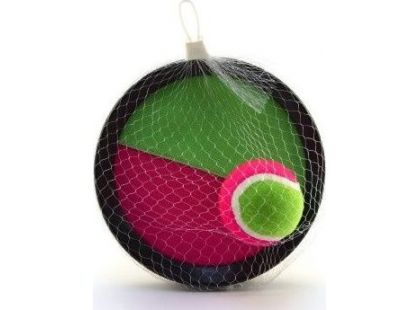 Lambáda hra s míčkem na suchý zip 19 cm