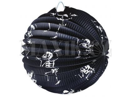 Lampion Halloween Kostlivci 25cm