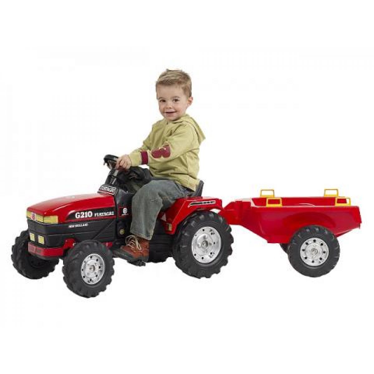 Трактор фото для малышей тегов Šlapací traktor FIATAGRI červený + přívěs Maxíkovy hračky