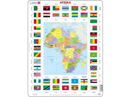 Larsen Puzzle Mapa Afriky 23103