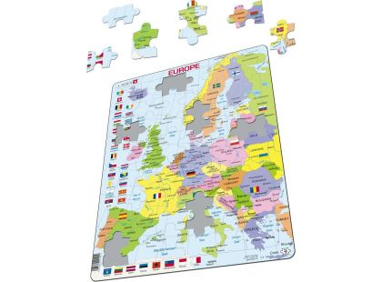 Larsen Puzzle Mapa Evropy Maxi