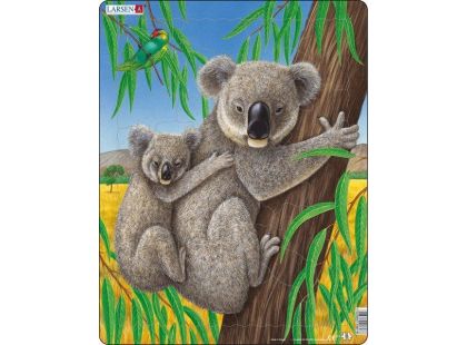 Larsen Puzzle Medvídek Koala s mládětem
