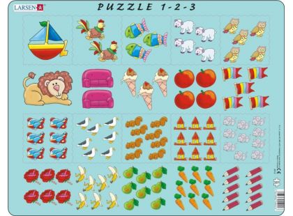 Larsen Puzzle Obrázkové počítání pro nejmenší