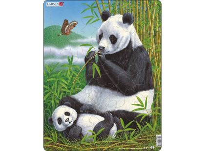 Larsen Puzzle Panda s mládětem