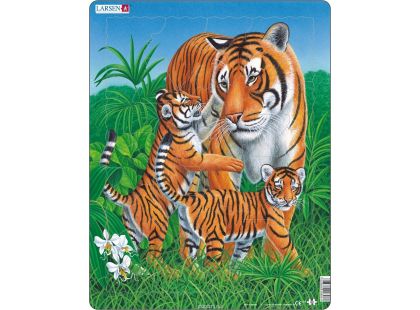 Larsen Puzzle Tygřice s malými tygry