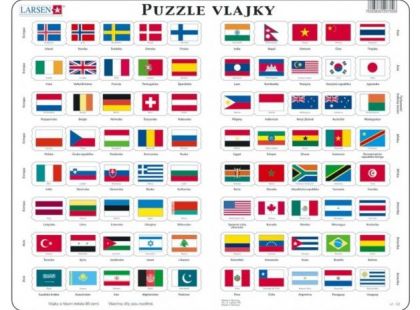 Larsen Puzzle Vlajky světa