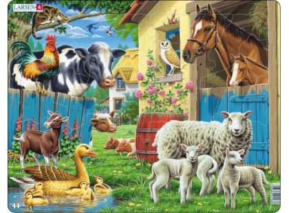 Larsen Puzzle Zvířata na farmě