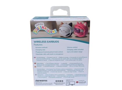 Lazerbuilt Squishmallows Face-change TWS Earbuds - Cam