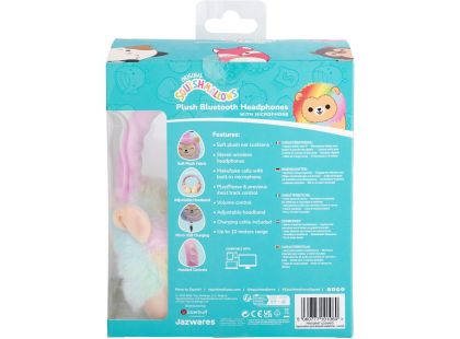 Lazerbuilt Squishmallows Plush Bluetooth Headphones - Leonard