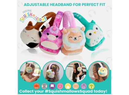 Lazerbuilt Squishmallows Plush Bluetooth Headphones - Leonard