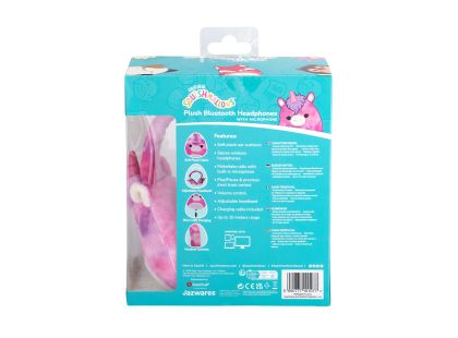 Lazerbuilt Squishmallows Plush Bluetooth Headphones - Lola