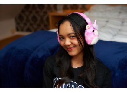 Lazerbuilt Squishmallows Plush Bluetooth Headphones - Lola
