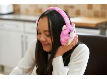 Lazerbuilt Squishmallows Plush Bluetooth Headphones - Lola